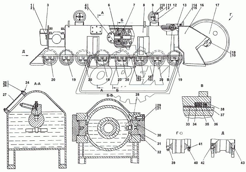 311102-21-12СП/-13СП Тележка