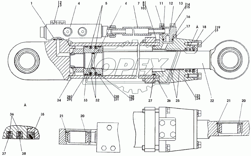 311102-26-504СП Гидроцилиндр