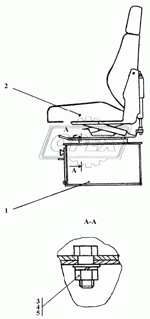 2501-23-1СП Установка сиденья