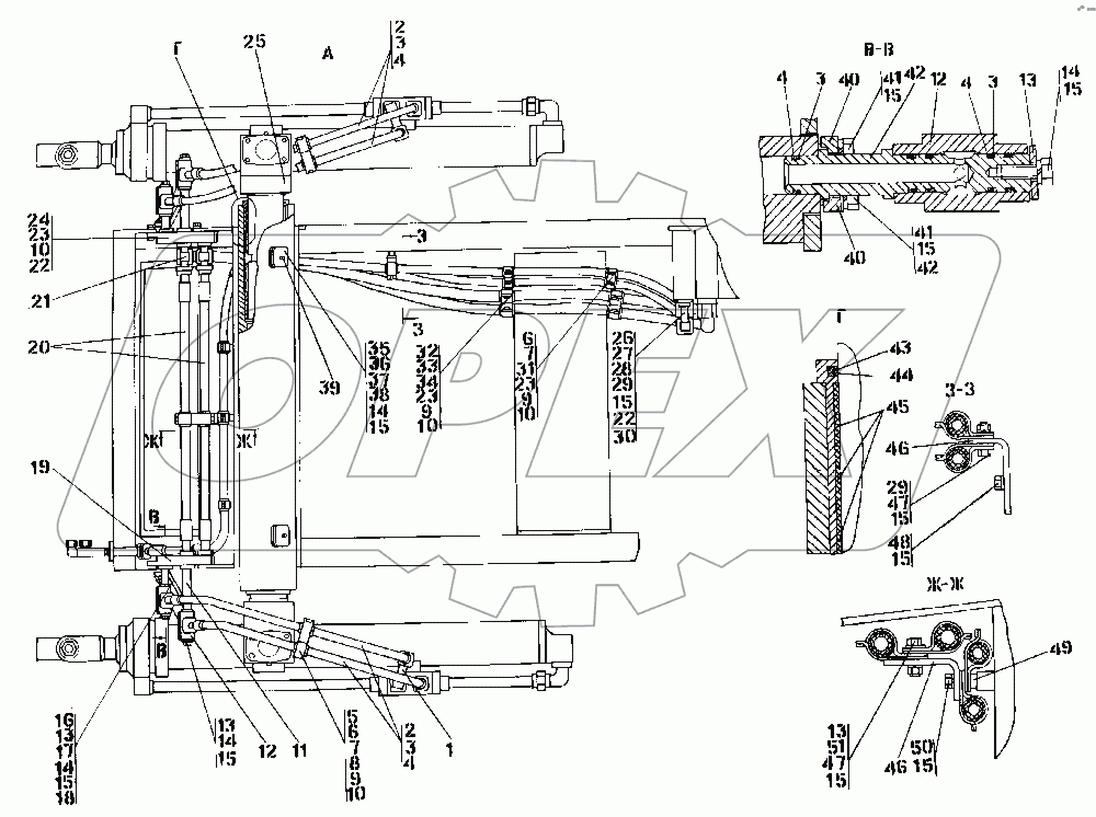 2001-26-10-01СП Установка гидроцилиндров
