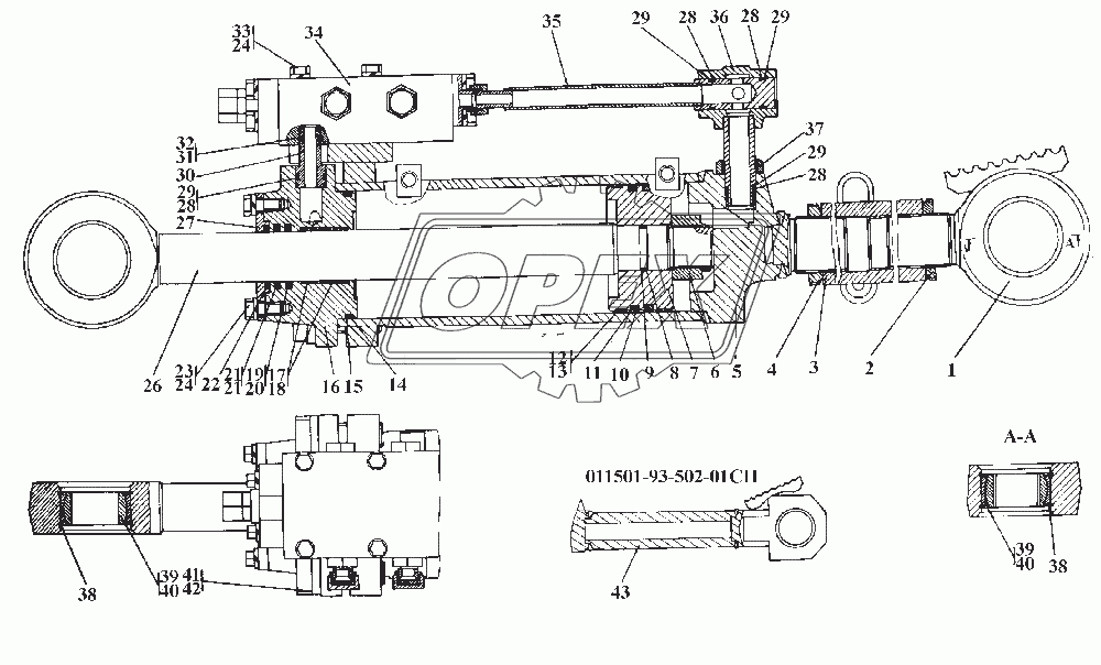 011501-93-502СП Гидрораскос диаметр 160