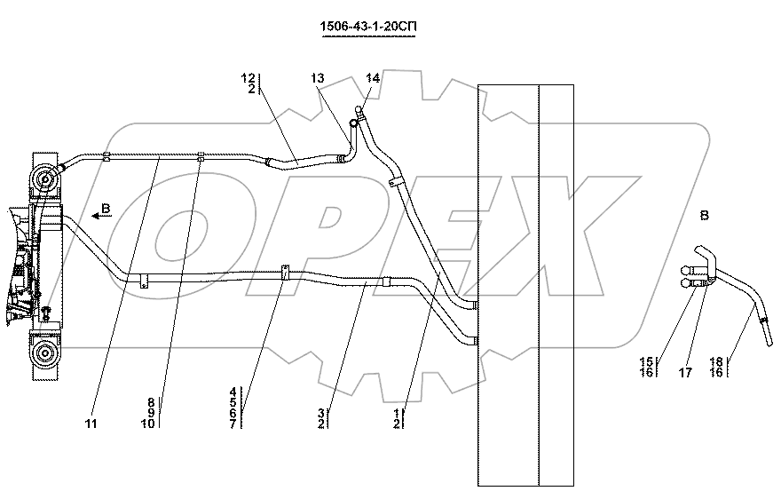 1506-43-1СП Установка системы подогрева