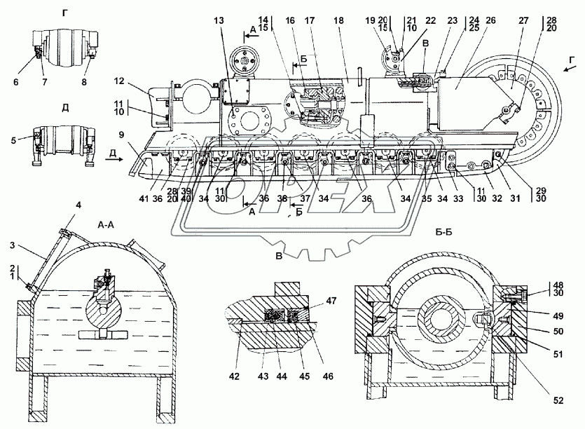 1501-21-202СП/-203СП Тележка полужесткая