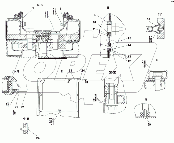 1101-111-60СП/-61СП/-62СП Кабина