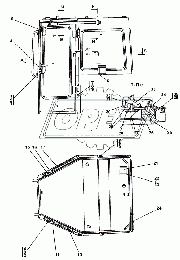 2501-59-1СП/1-01СП Кабина 1