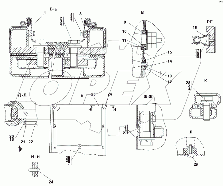 1101-111-63СП/-64СП/-65СП Кабина