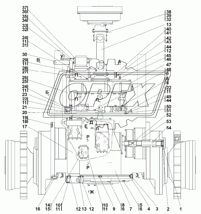 1501-16-1-02СП Установка трансмиссии 1