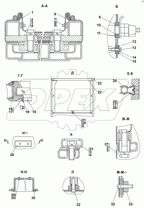 1502-111CП/-01СП/-02СП Кабина