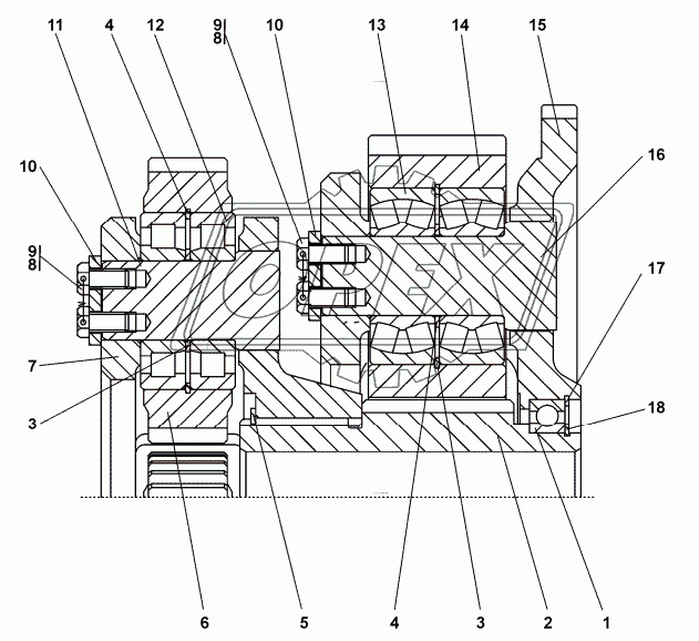 1501-96-103СП Механизм планетарный