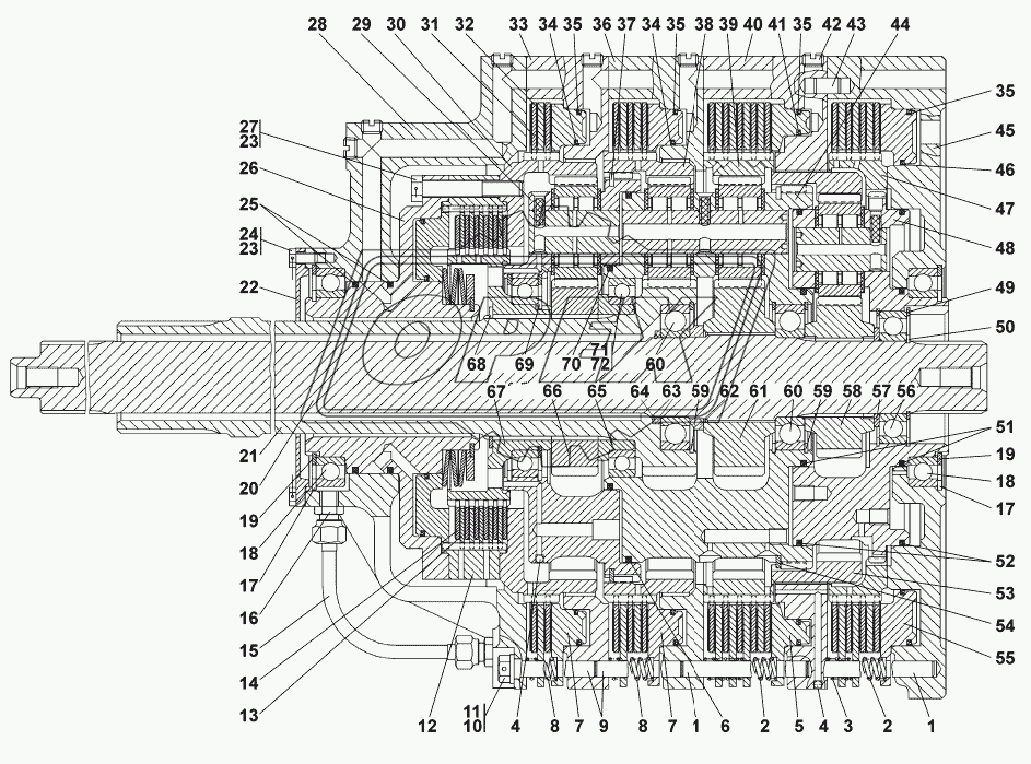 Коробка передач планетарная