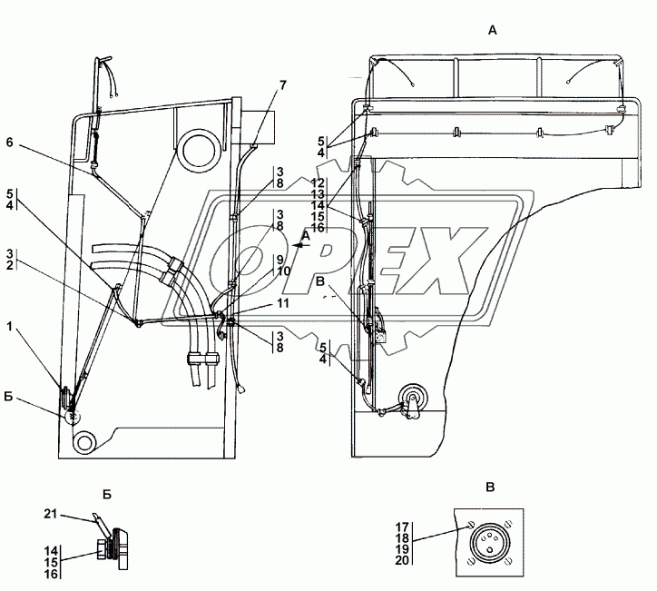 2001-10-14СП Электрооборудование передней облицовки