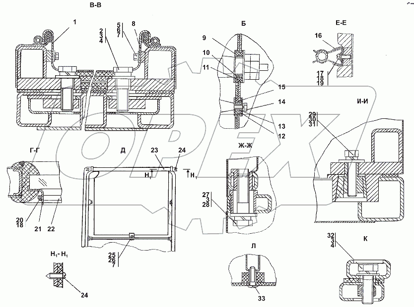 1101-111-08СП Кабина