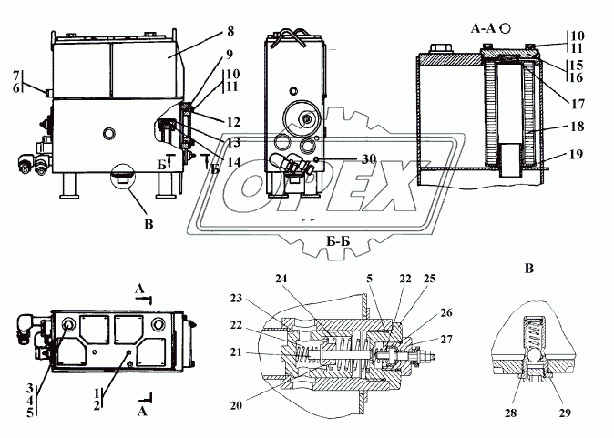 312001-26-30СП Бак гидросистемы