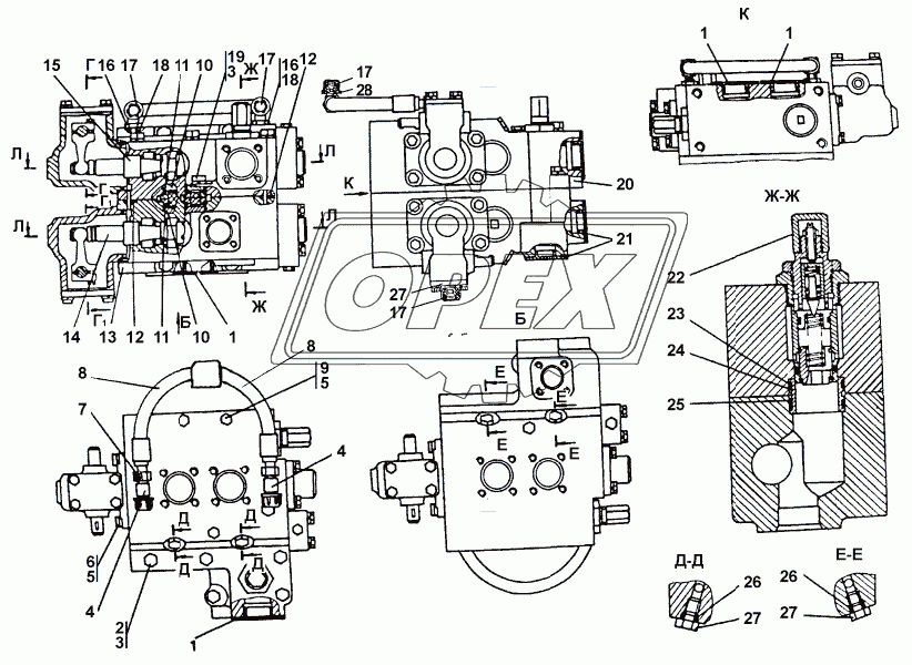 312501-91-10-01СП Распределитель гидромоторов 1