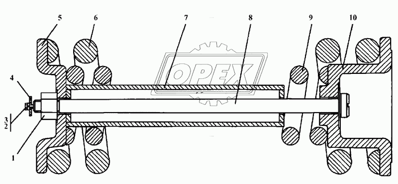 Механизм сдавания (2501-21-45СП)