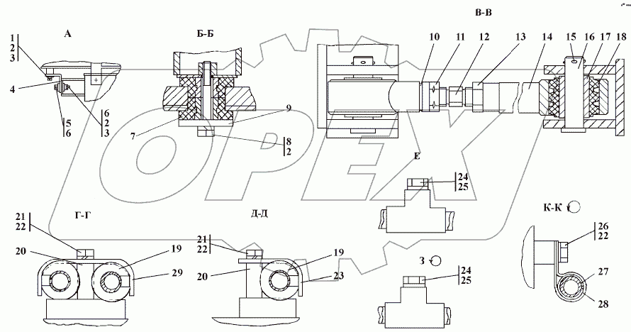 311506-25-1-01СП Установка топливного бака