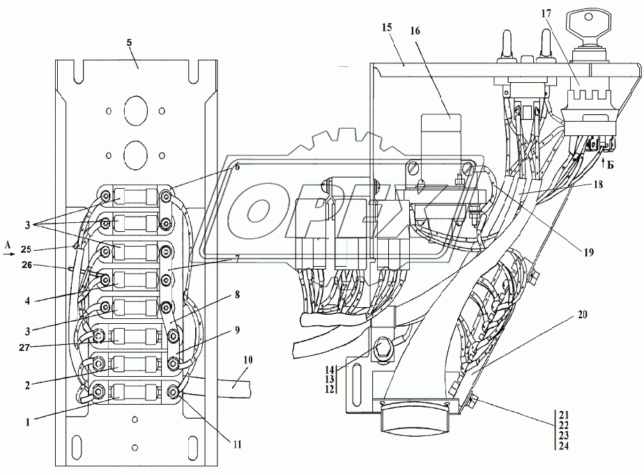 312001-10-125-02СП Блок выключателей 1