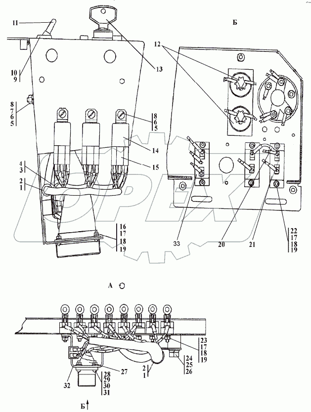 312001-10-125-02СП Блок выключателей