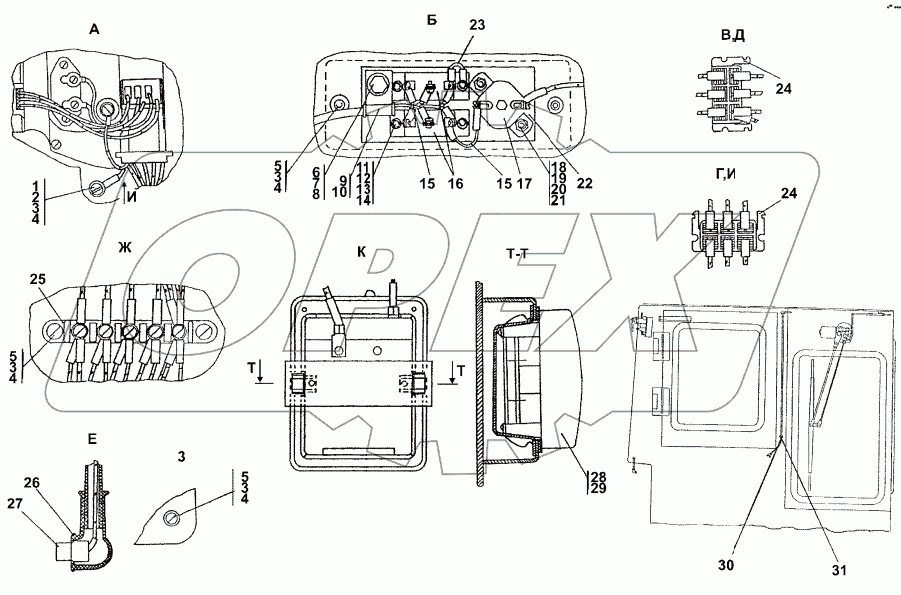 312001-10-12СП Электрооборудование крыши кабины