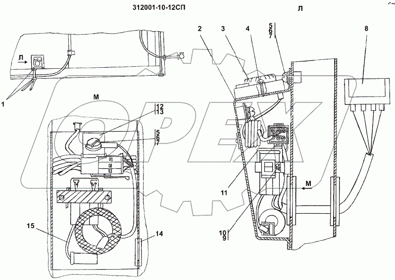 312001-10-12СП Электрооборудование крыши кабины