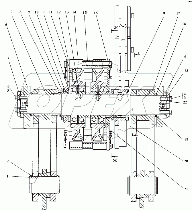 312002-92-1СП Установка стрелы и полиспастов