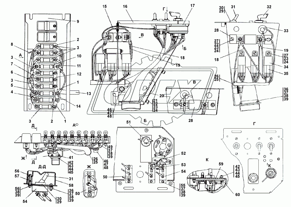 311502-10-100СП Блок выключателей