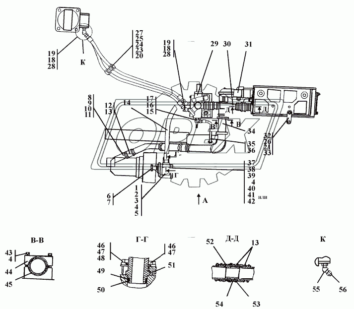 312002-26-1СП Установка гидросистемы 1