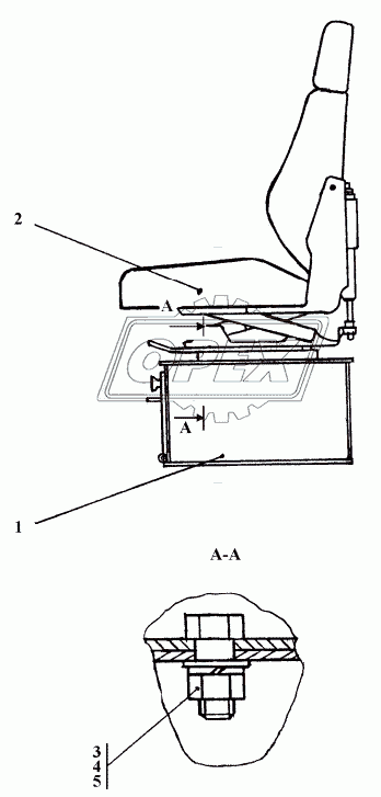 2501-23-1СП Установка сиденья