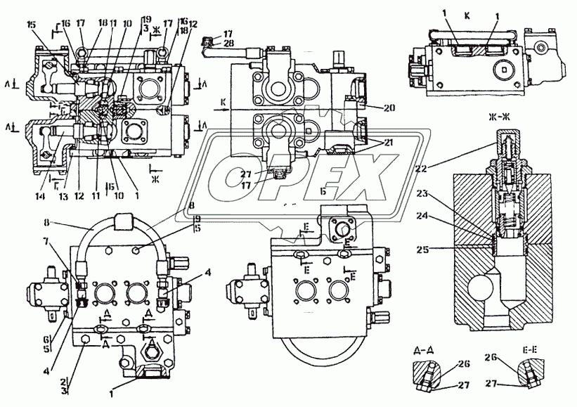 312501-91-10-01СП Распределитель гидромоторов 1