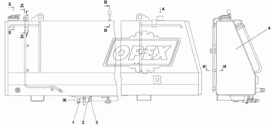 3506-25-10СП Бак топливный 1