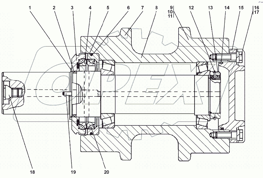 403-21-15СП Каток поддерживающий
