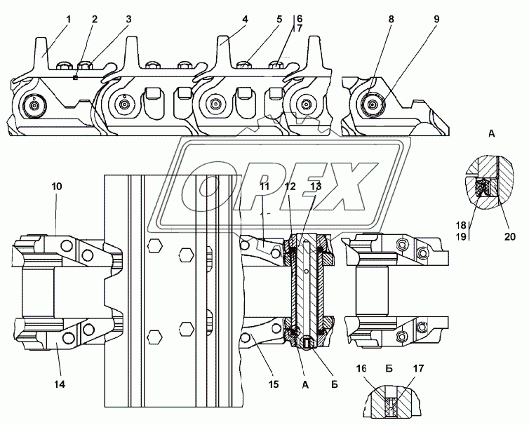 3501-22-1СП Гусеница 1