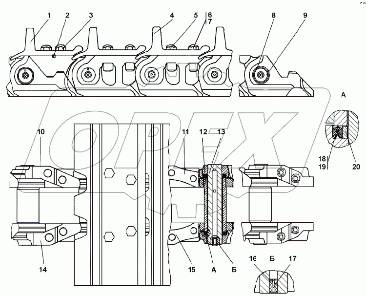 3501-22-1СП Гусеница