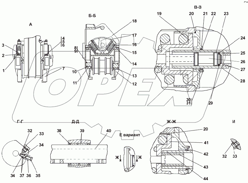 3501-21-2СП- 3СП Тележка