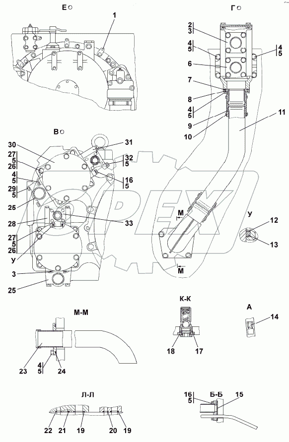 3501-16-1-04СП Установка трансмиссии
