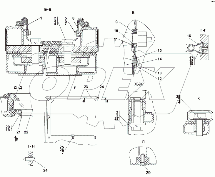 1101-111-05СП-11СП-12СП Кабина