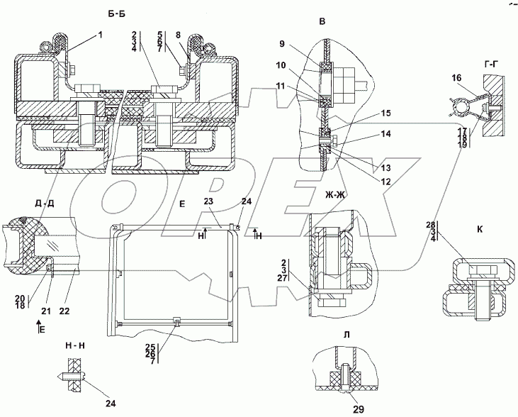 1101-111-34СП-35СП-36СП Кабина