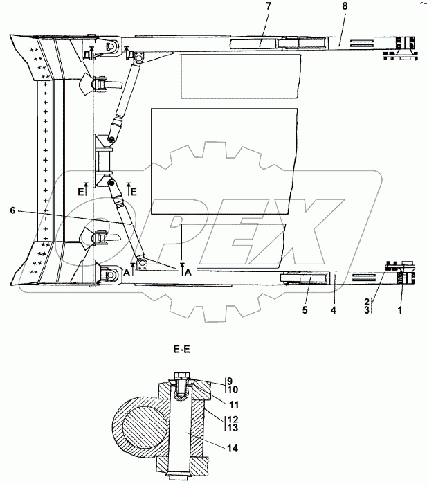 404-93-1СП Оборудование бульдозерное