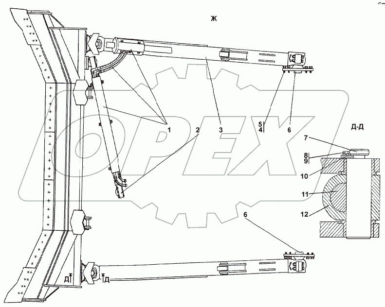 3501-92-1СП Оборудование бульдозерное