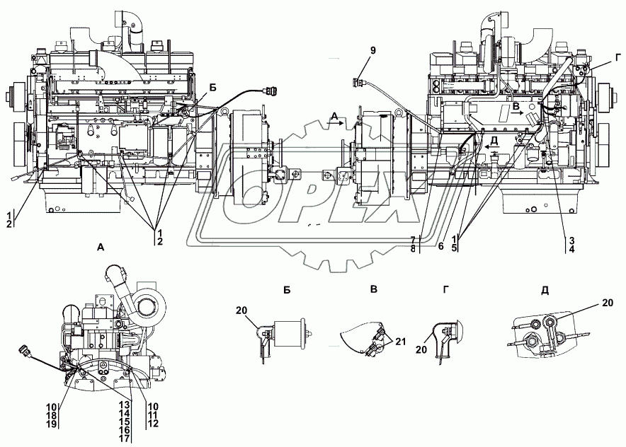 4006-10-12СП Электрооборудование двигателя