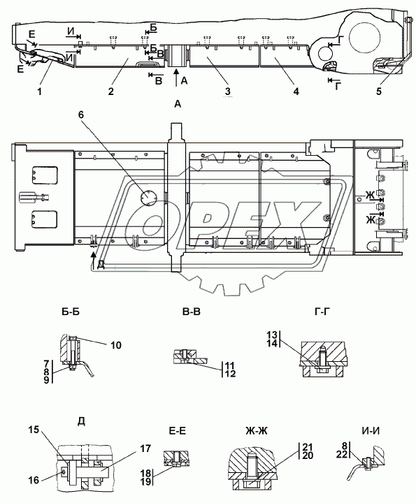 4001-64-1СП Установка кожухов