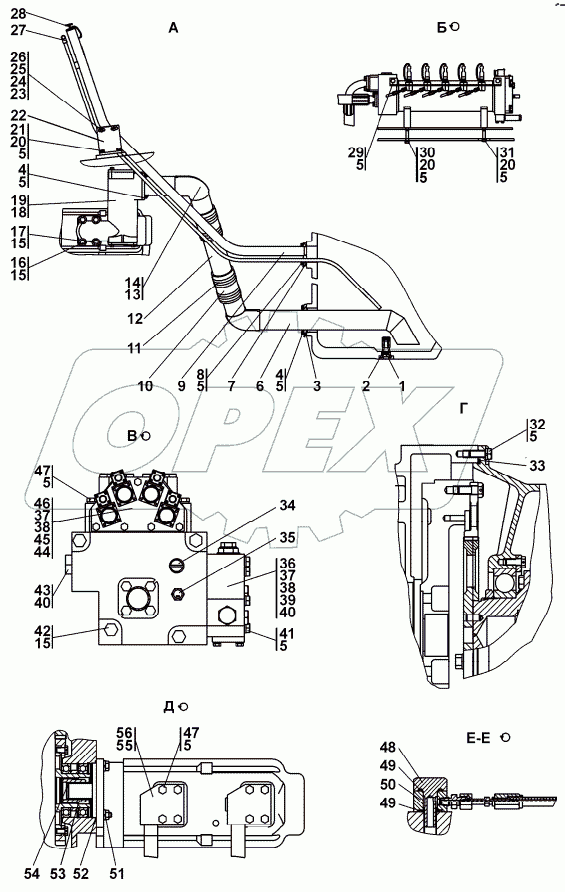4001-16-1СП Установка трансмиссии
