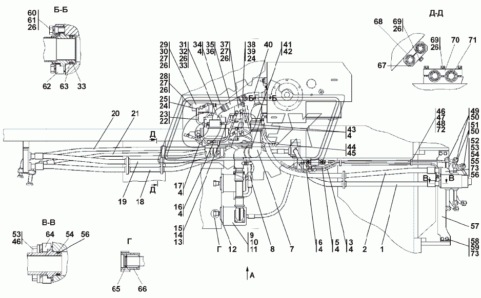 4001-26-1СП Установка гидросистемы 1