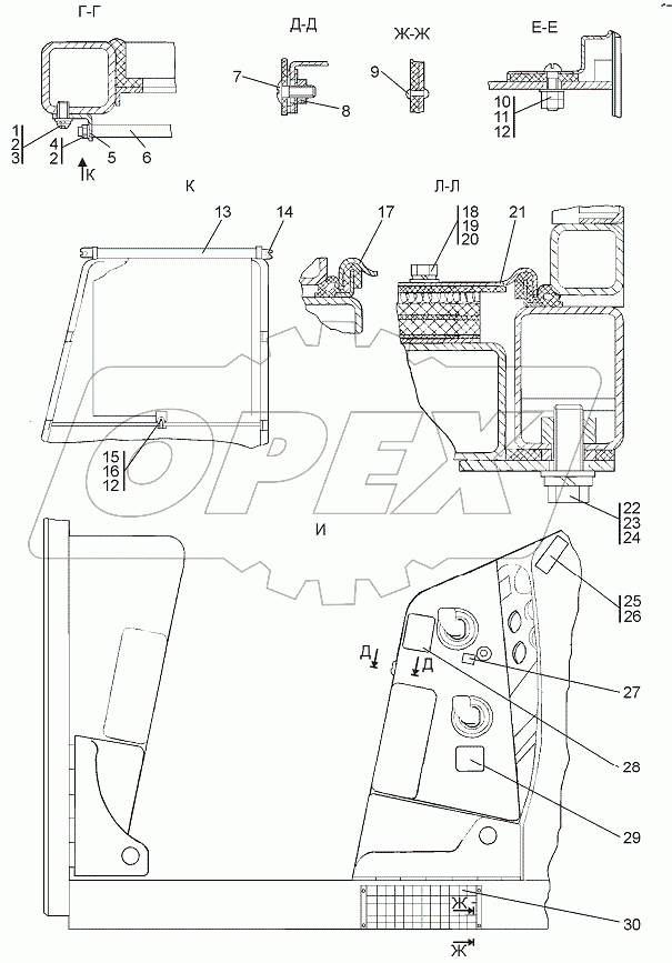4001-111-01СП Кабина