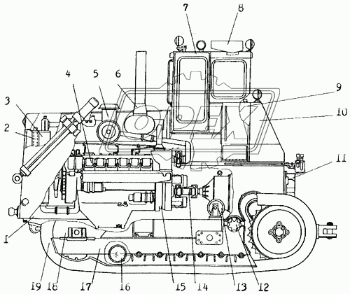 Промышленный трактор Т-50.01