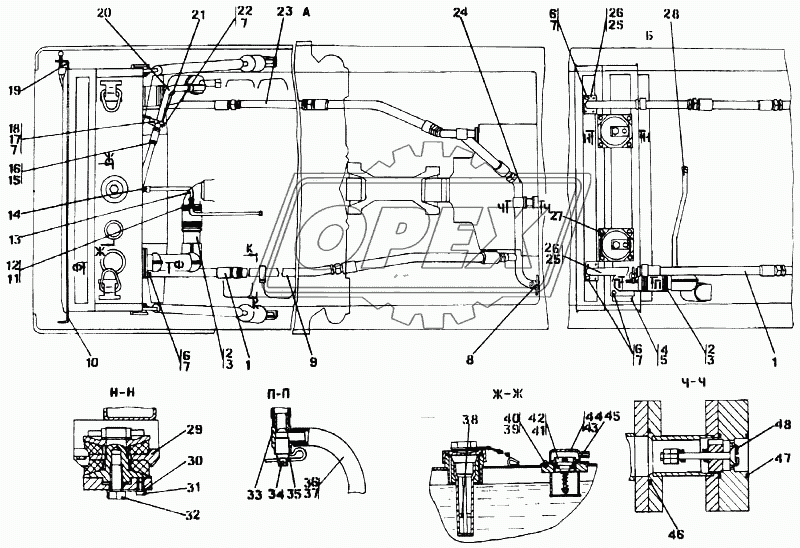 Система охлаждения двигателя и трансмиссии 2