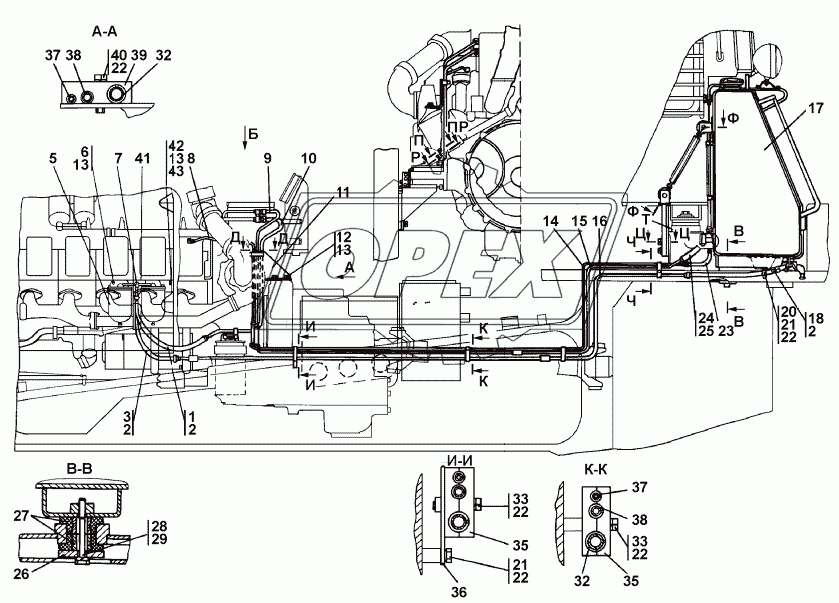 313502-25-1СП Установка топливного бака 1