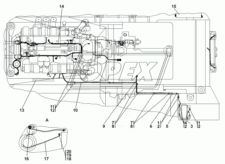 313502-10-21СП Установка электрооборудования на раме