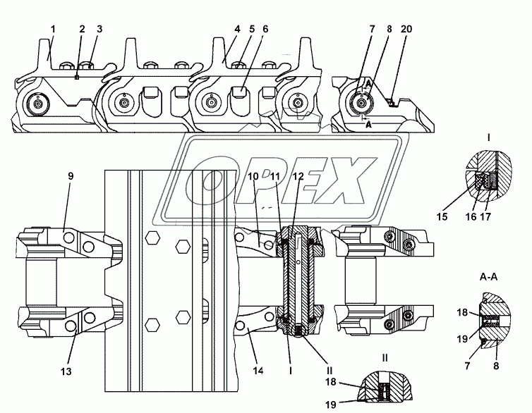 3501-22-1-05СП Гусеница