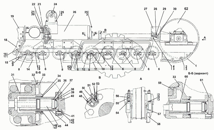 TT3501-21-2СП/-3СП Тележка